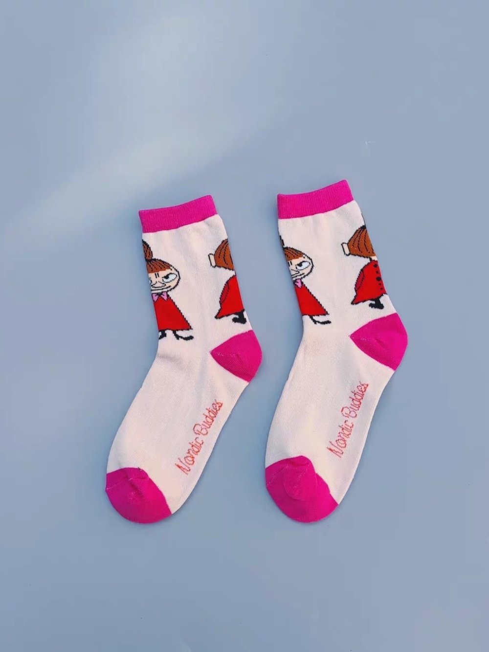 Moomin Little My Pink Crew Socks
